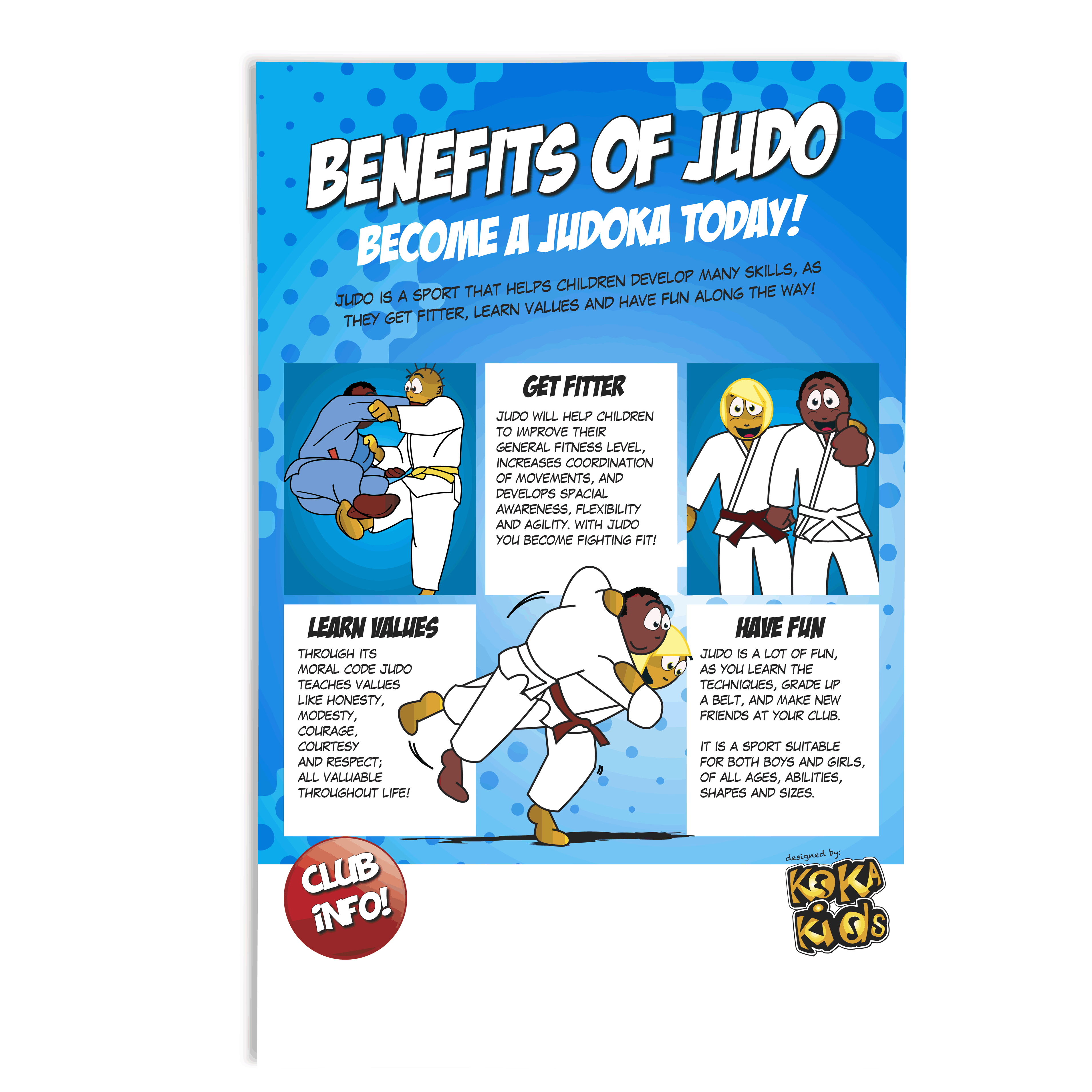 Benefits of Judo Free Flyer Kokakids Junior Judo Magazine